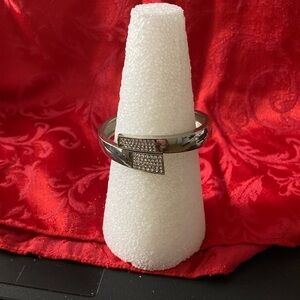 Lia Sophia Silver Bracelet with Crystal Accents